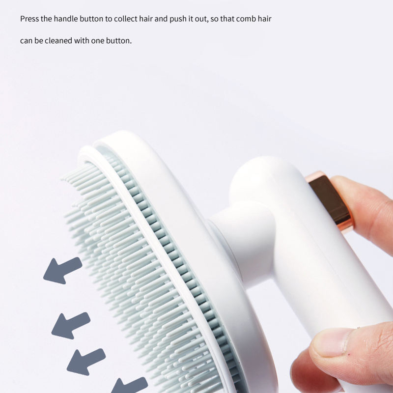 Onlineorderly™ Self-Cleaning Pet Hair Removal Brush for Cats & Dogs