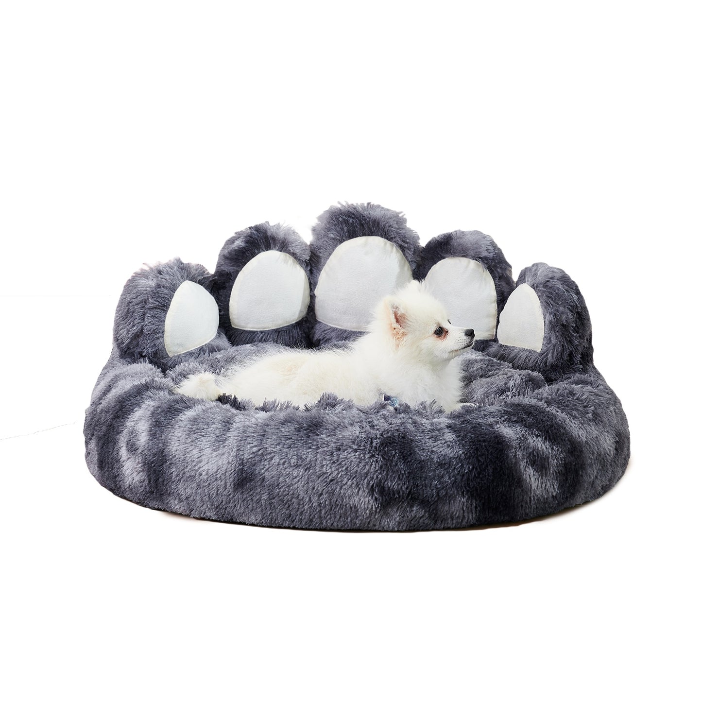 Onlineorderly™ Bear Paw Plush Pet Bed – Cozy Bed for Small Dogs & Cats
