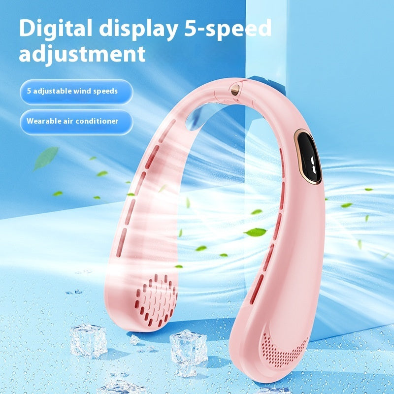 Onlineorderly™ Halter Bladeless Fan Mini Portable