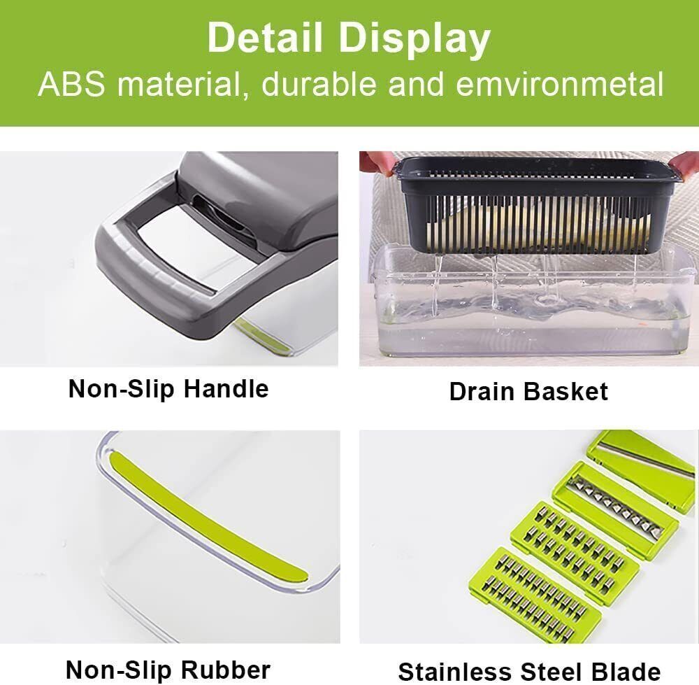 Onlineorderly™ 16-in-1 Vegetable Slicer