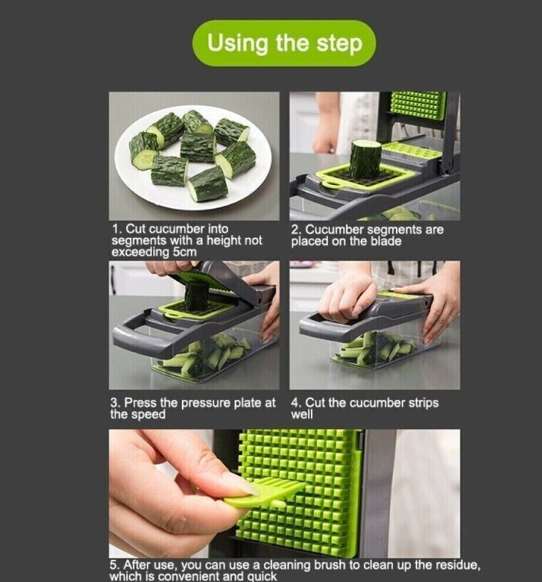 Onlineorderly™ 16-in-1 Vegetable Slicer