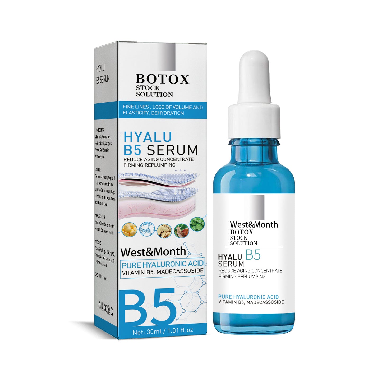 Onlineorderly™ Hyalu B5 Serum – Anti-Aging Botox Solution with Hyaluronic Acid & Vitamin B5