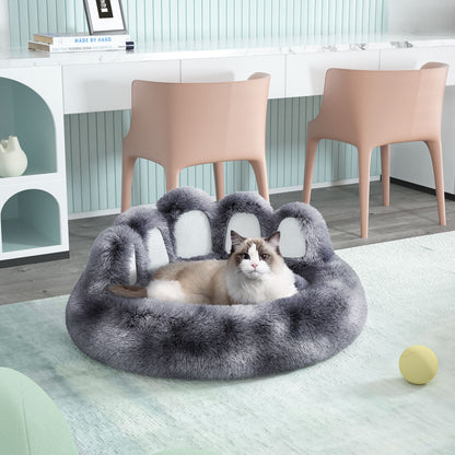 Onlineorderly™ Bear Paw Plush Pet Bed – Cozy Bed for Small Dogs & Cats