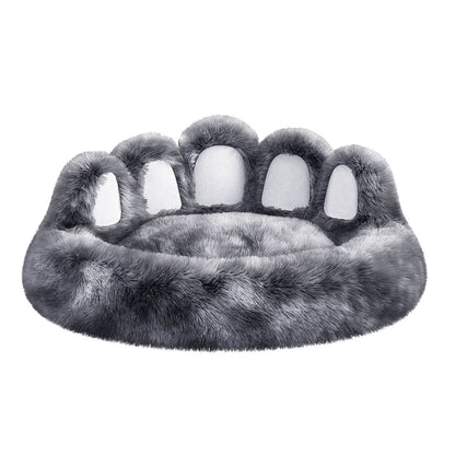 Onlineorderly™ Bear Paw Plush Pet Bed – Cozy Bed for Small Dogs & Cats