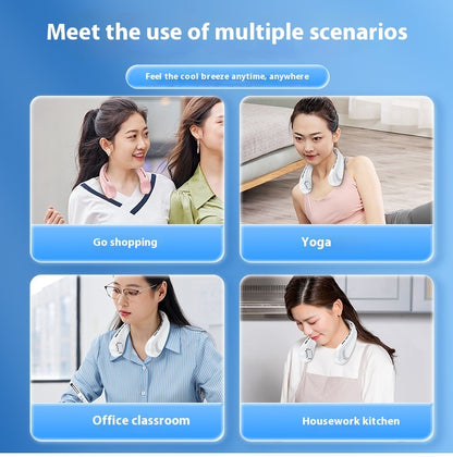 Onlineorderly™ Halter Bladeless Fan Mini Portable