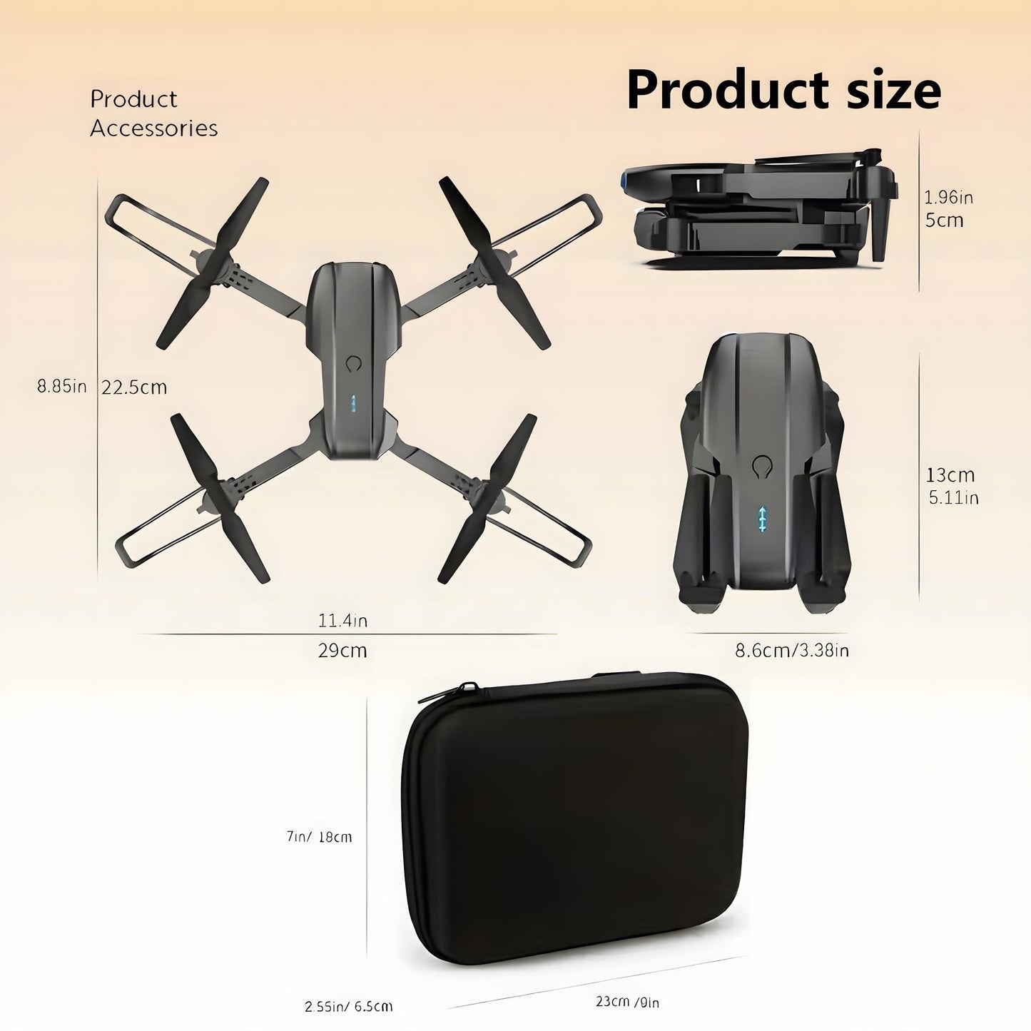 Onlineorderly™ The E99 Dual-camera Drone With Two Batteries