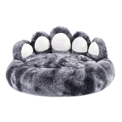 Onlineorderly™ Bear Paw Plush Pet Bed – Cozy Bed for Small Dogs & Cats