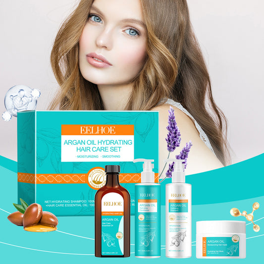Moroccan Argan Oil Hair Care Set – Deep Moisturizing & Repair Treatment