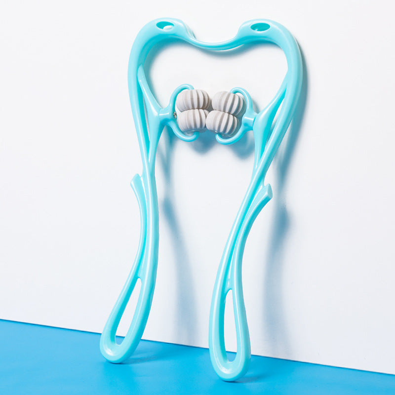 Onlineorderly™ Multi Wheel Manual Neck Massager Roller