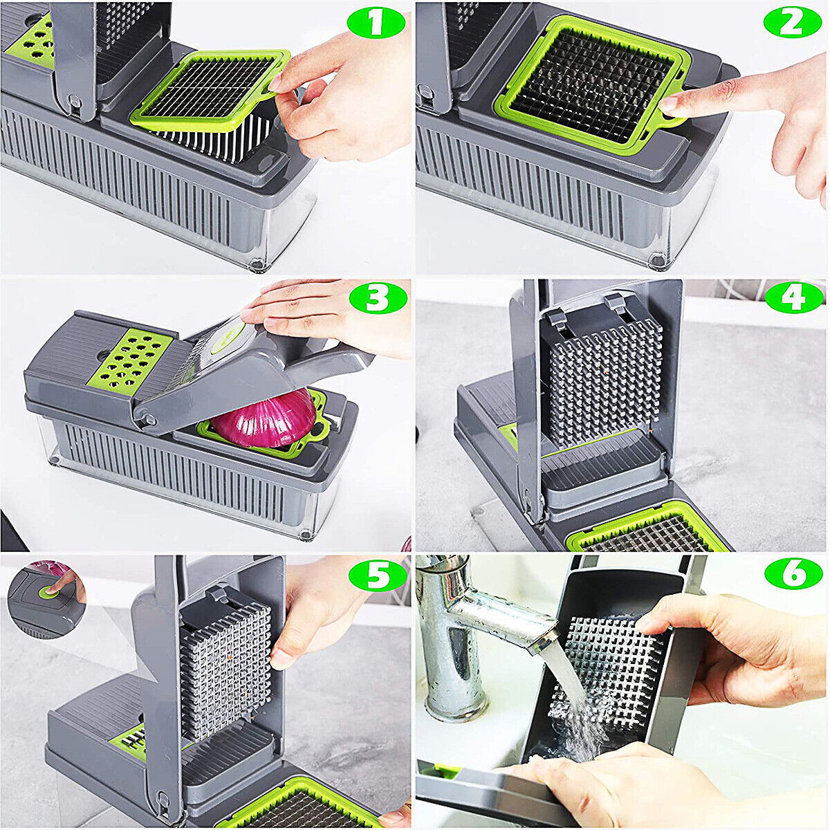 Onlineorderly™ 16-in-1 Vegetable Slicer