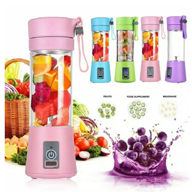 Onlineorderly™ Portable USB Rechargeable Mini Juicer Blender