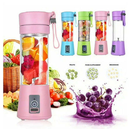 Onlineorderly™ Portable USB Rechargeable Mini Juicer Blender