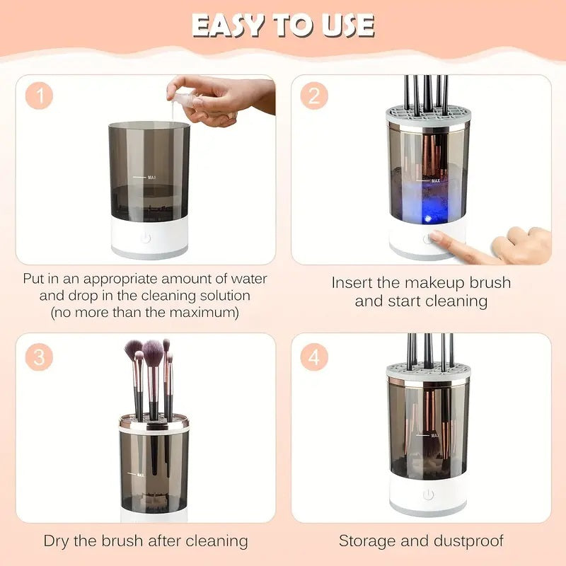 Onlineorderly™ Automatic Makeup Brush Cleaner